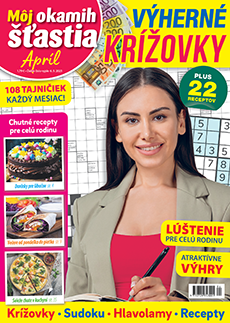 Môj okamih štastia - Krížovky - titulka č. 4/2025