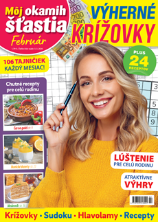 Môj okamih štastia - Krížovky - titulka č. 2/2026