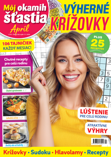 Môj okamih štastia - Krížovky - titulka č. 4/2026